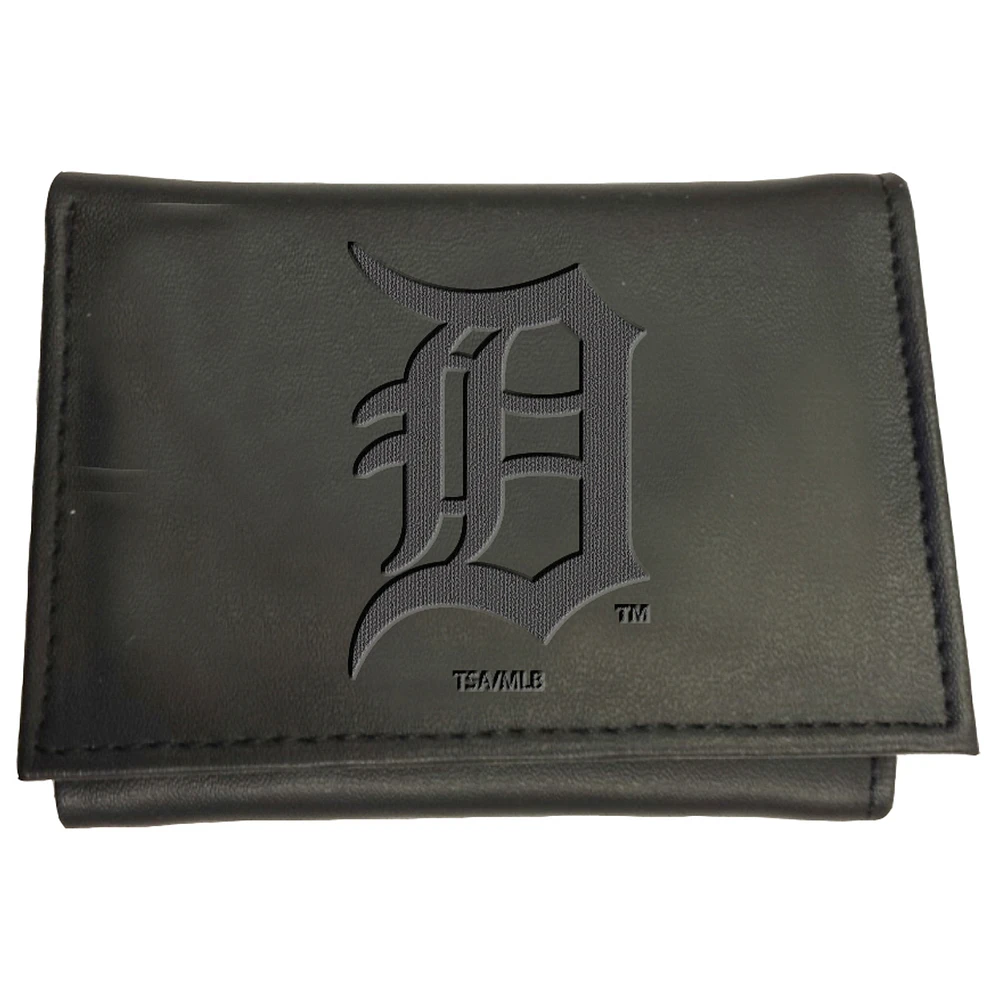 Black Detroit Tigers Hybrid Tri-Fold Wallet