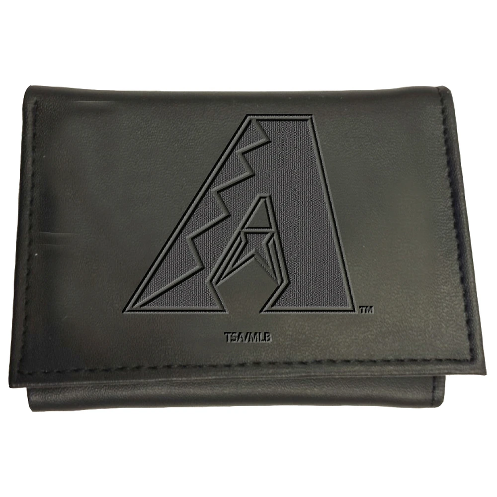 Black Arizona Diamondbacks Hybrid Tri-Fold Wallet