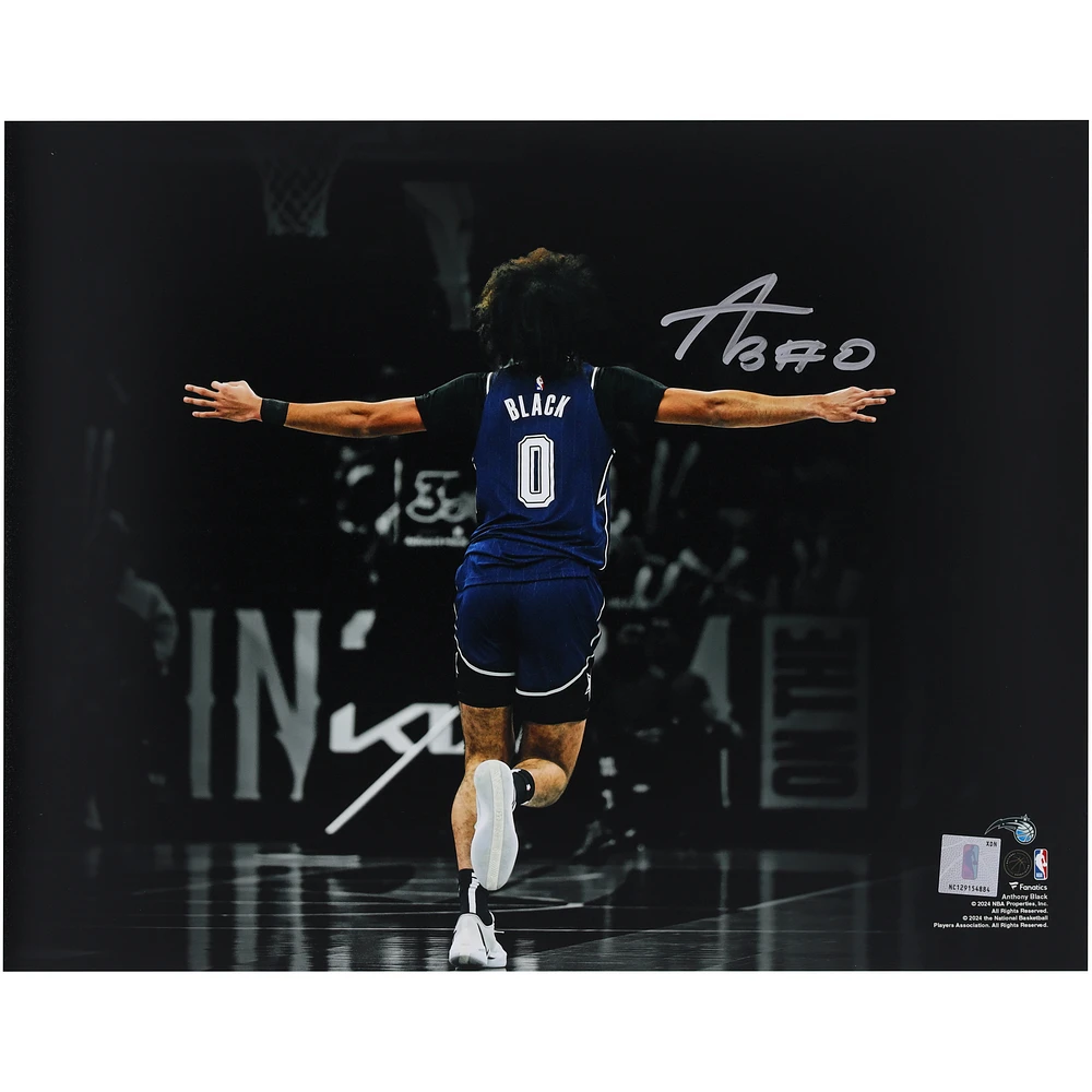 Anthony Black Orlando Magic Autographed 11" x 14" Celebration Spotlight Photograph