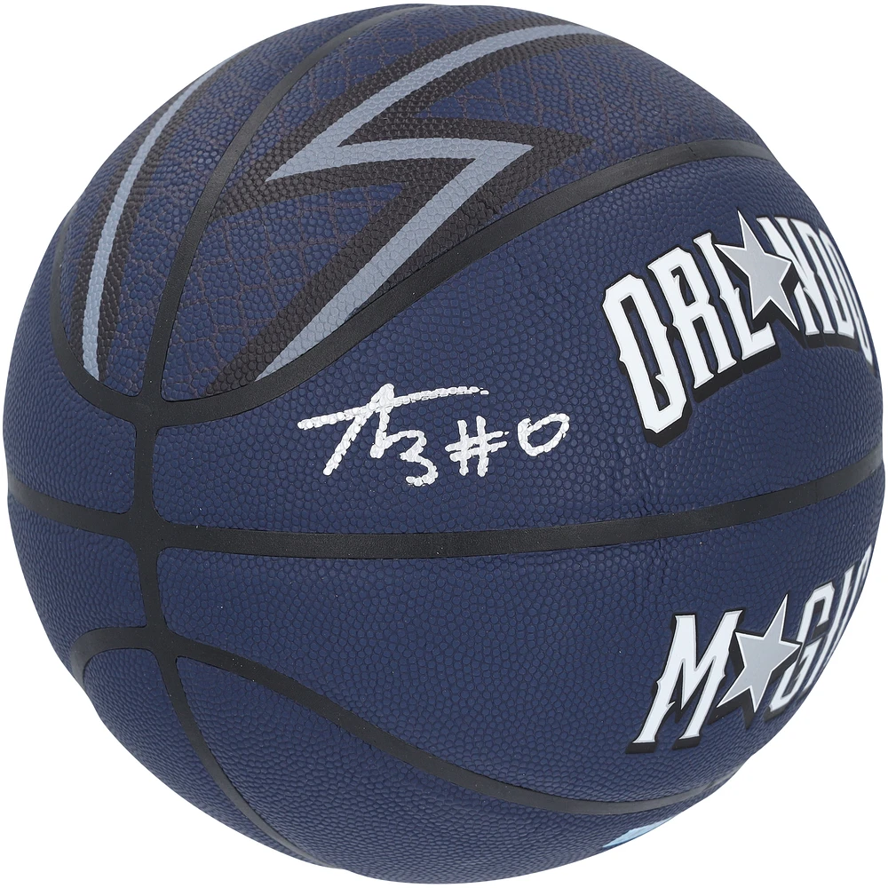 Anthony Black Orlando Magic Autographed Wilson 2023-24 City Edition Collector's Basketball