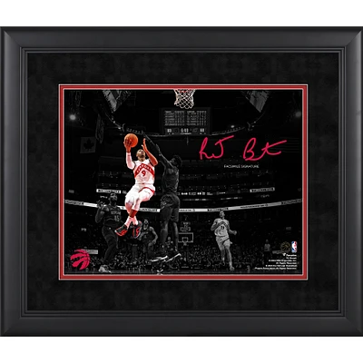 RJ Barrett Toronto Raptors Facsimile Signature 11" x 14" Spotlight Photograph
