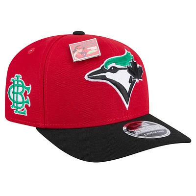 Men's New Era Red/Black Toronto Blue Jays 2024 Big League Chew Flavor Pack 9SEVENTY Adjustable Hat
