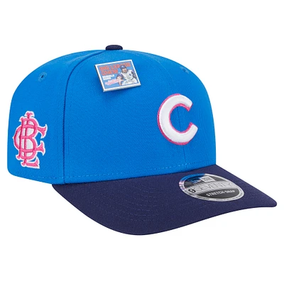 Men's New Era Blue/Navy Chicago Cubs 2024 Big League Chew Flavor Pack 9SEVENTY Adjustable Hat