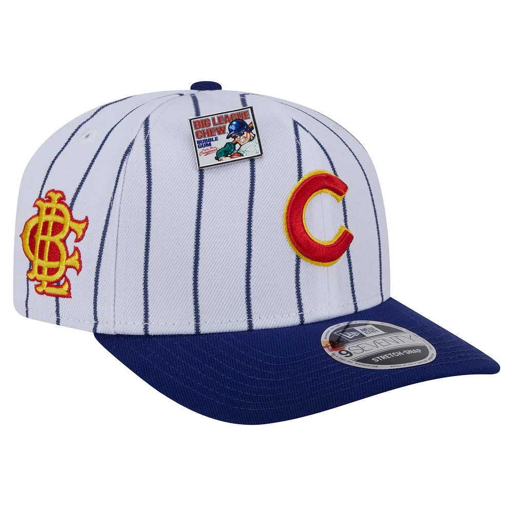 Men's New Era White/Royal Chicago Cubs 2024 Big League Chew Original 9SEVENTY Adjustable Hat