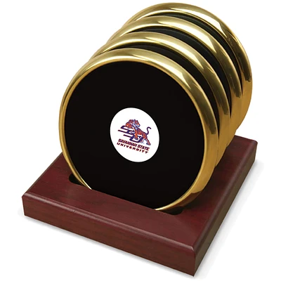 Gold Savannah State Tigers 4-Pack Coaster Set