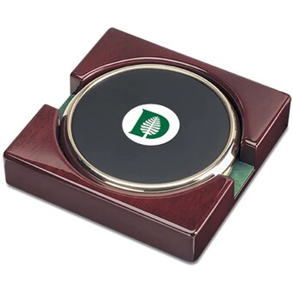 Gold Dartmouth Big Green 2-Piece Coaster Set