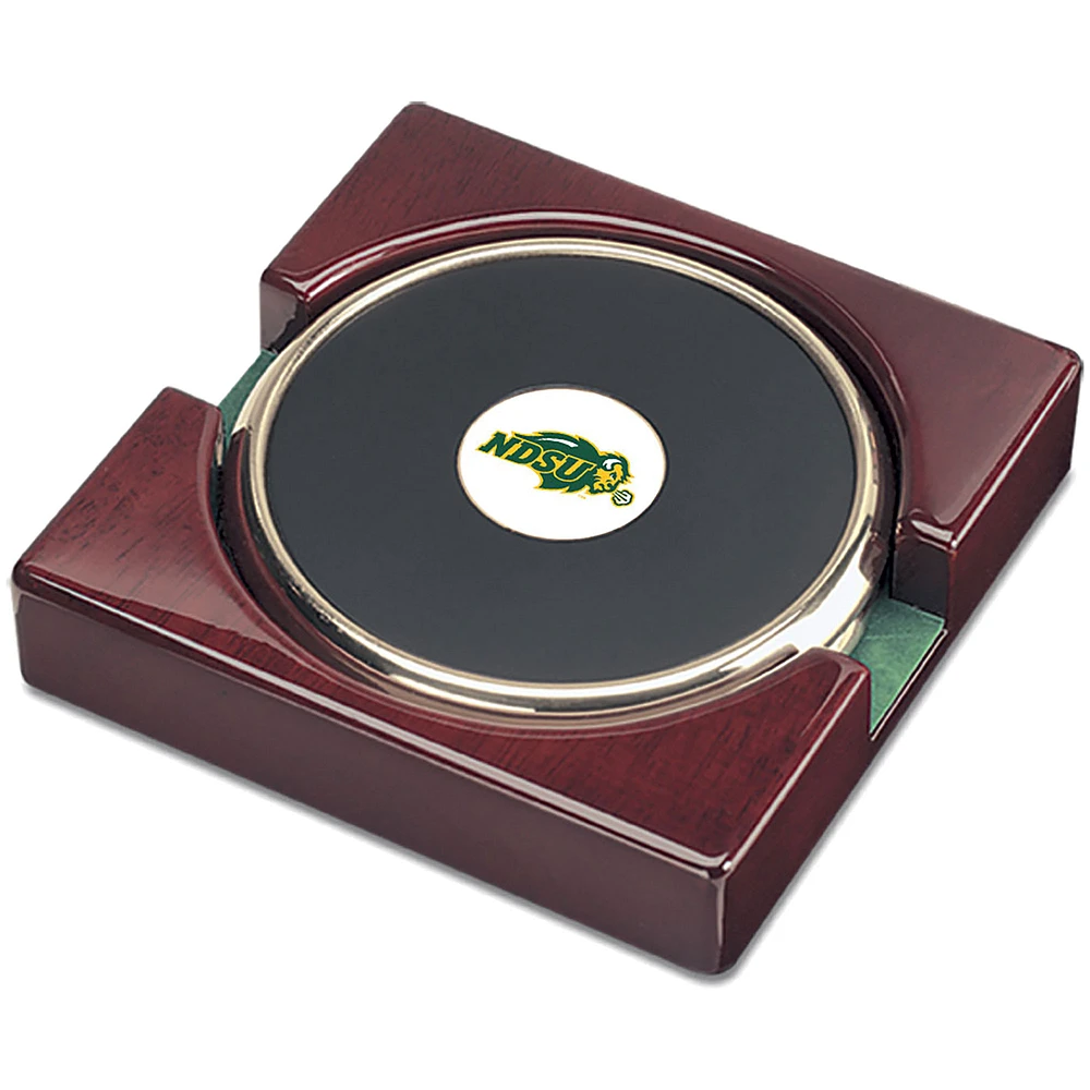 Gold NDSU Bison 2-Piece Coaster Set
