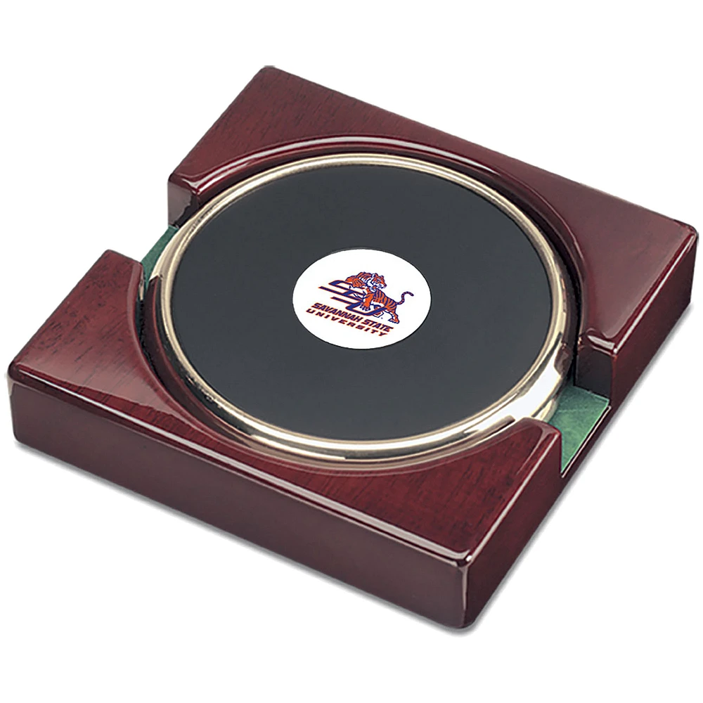 Gold Savannah State Tigers 2-Piece Coaster Set
