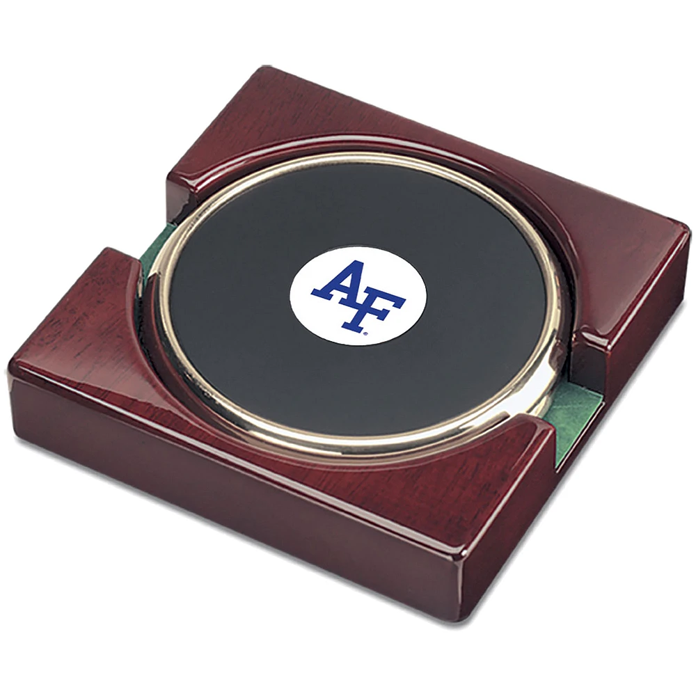 Gold Air Force Falcons 2-Piece Coaster Set