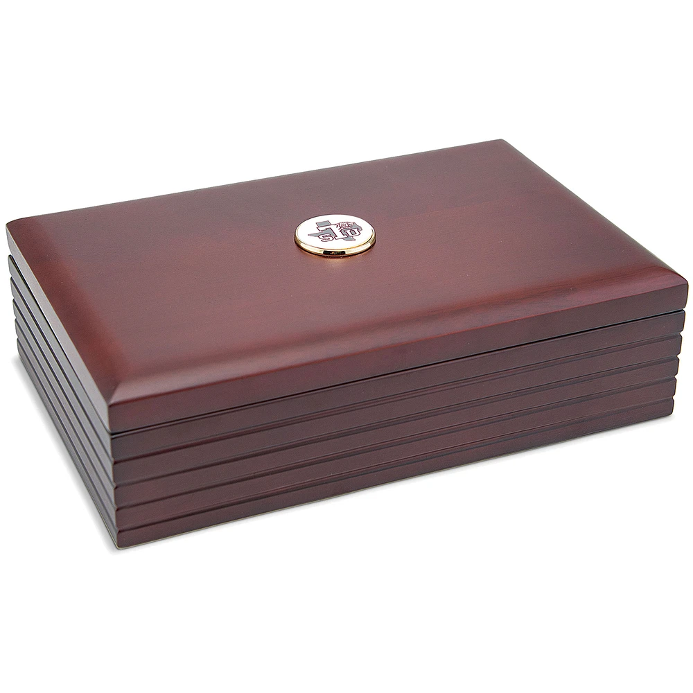 Brown Texas Southern Tigers 9'' x 6'' Rosewood Desk Box
