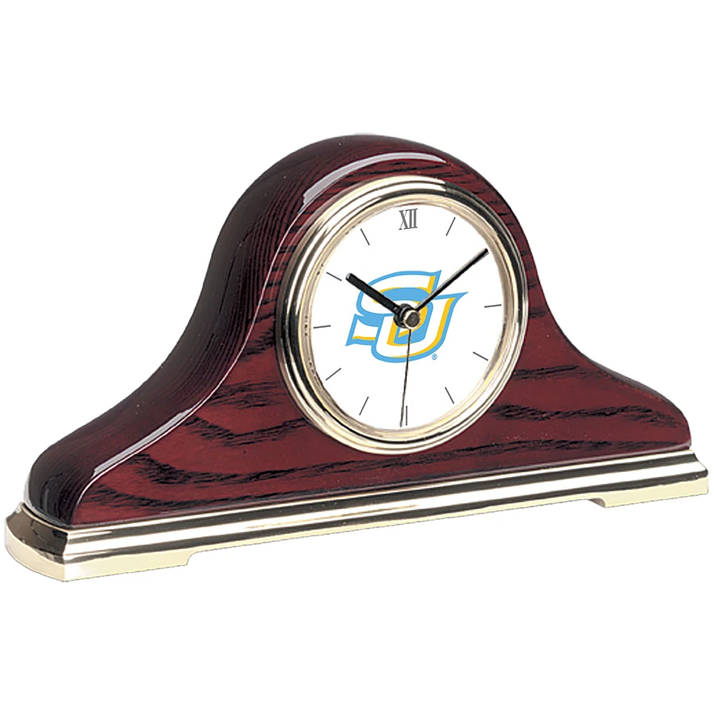 Gold Southern University Jaguars Mantle Clock