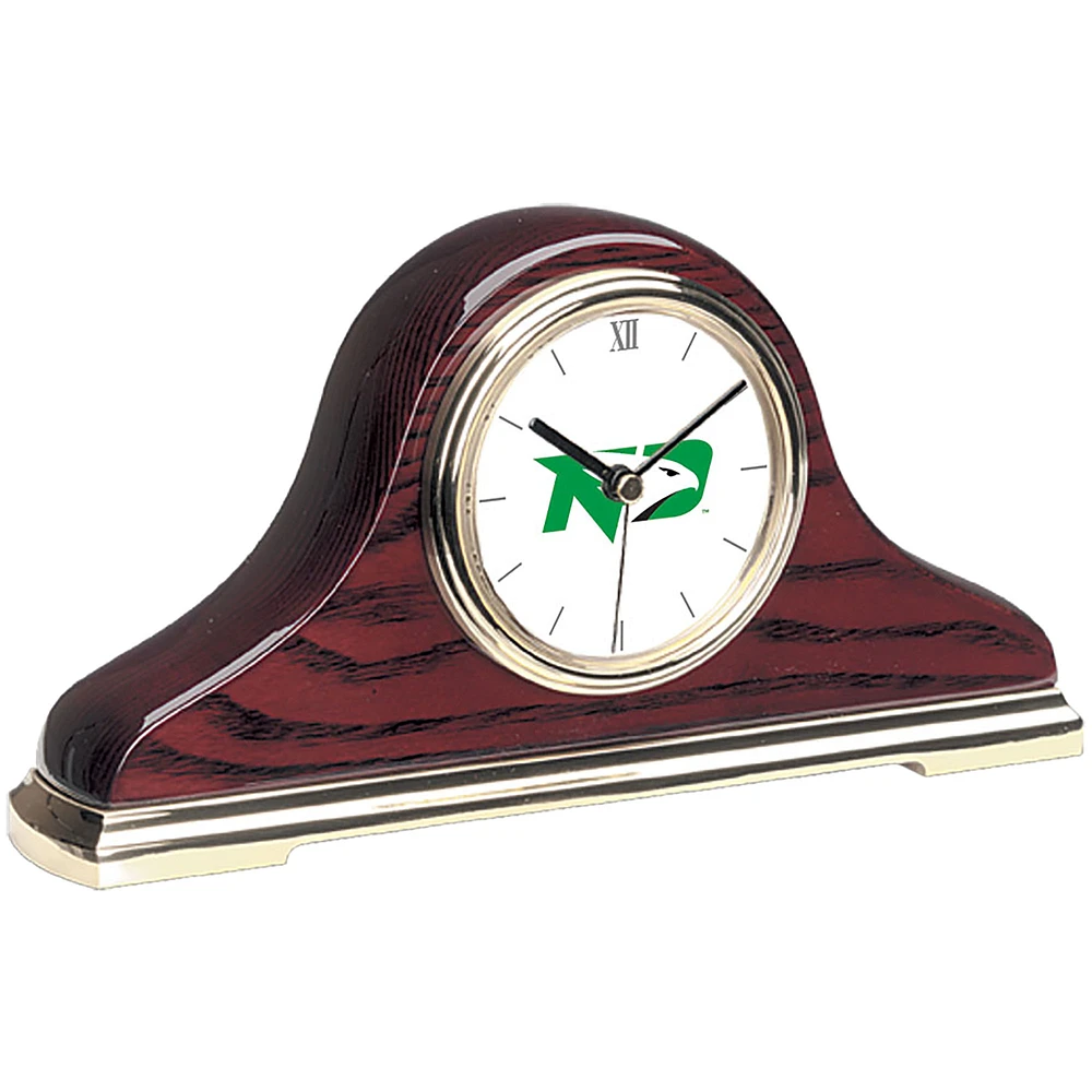 Gold North Dakota Mantle Clock