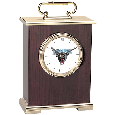 Gold Maine Black Bears Carriage Clock