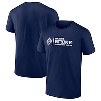 Men's Fanatics Navy Vancouver Whitecaps FC Iconic Team Confidence T-Shirt