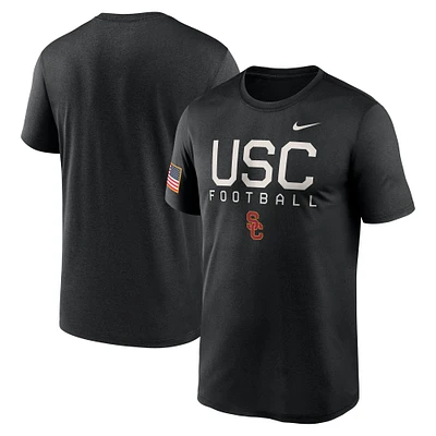 Men's Nike Black USC Trojans 2024 Military Appreciation Legend Performance T-Shirt