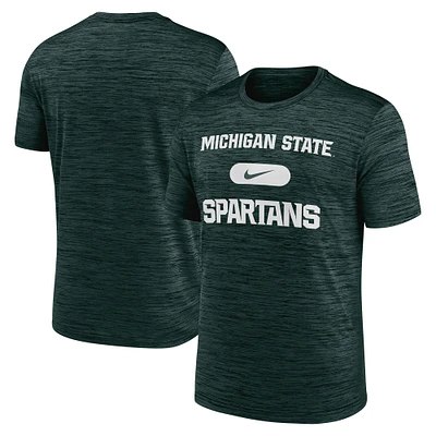 Men's Nike Green Michigan State Spartans Velocity Mascot Performance T-Shirt