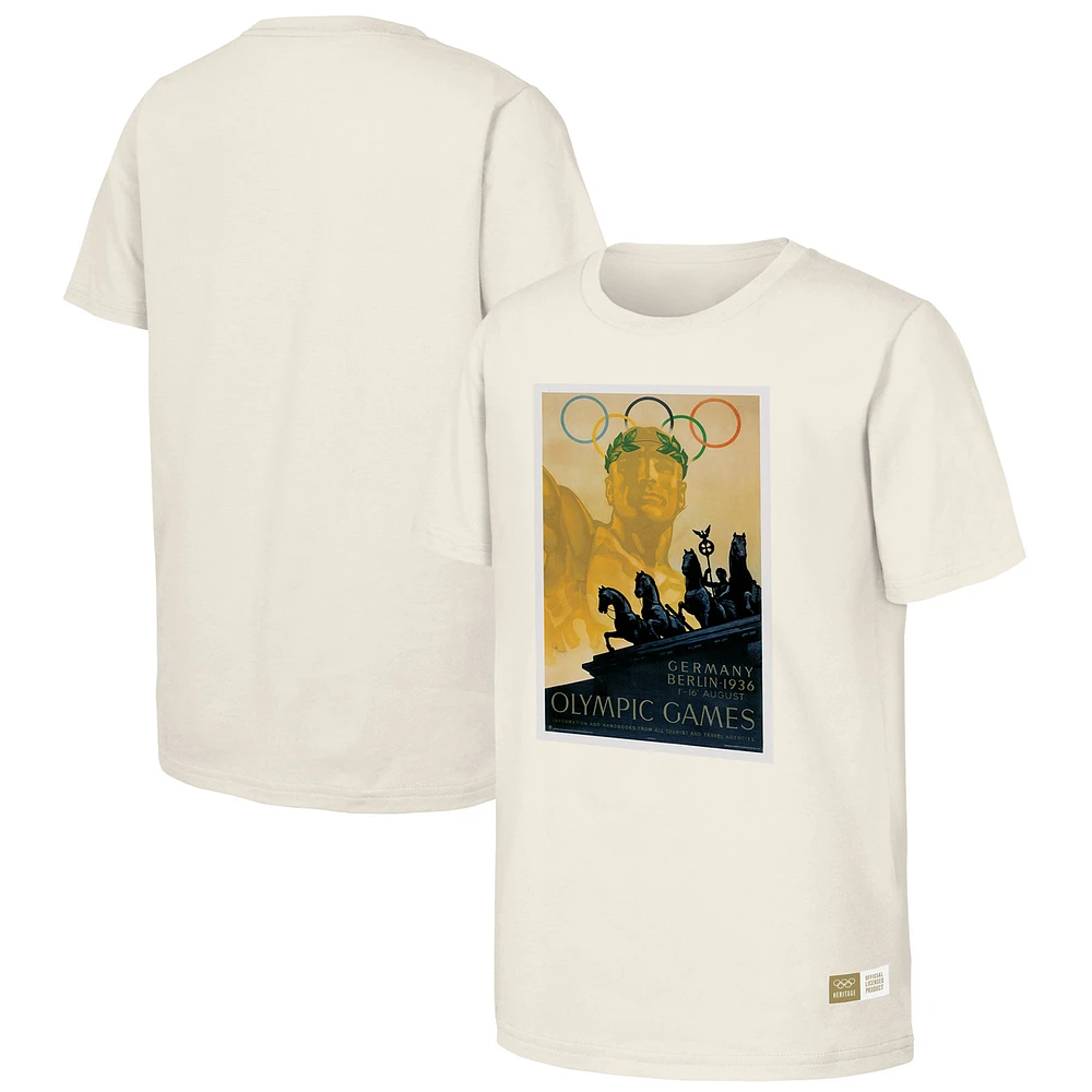Men's Natural 1936 Berlin Games Olympic Heritage T-Shirt