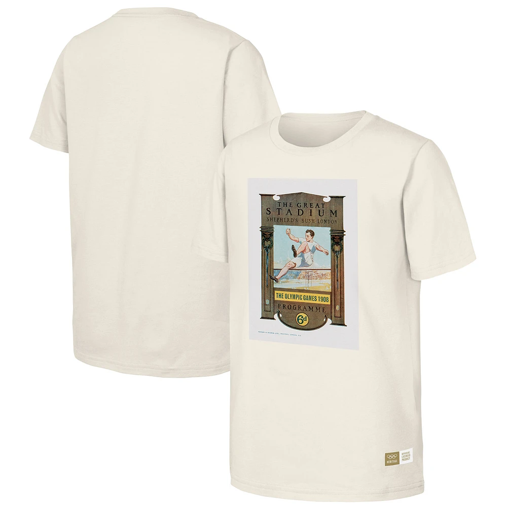 Men's Natural 1908 London Games Olympic Heritage T-Shirt