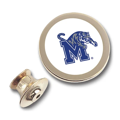 Gold Memphis Tigers Lapel Pin