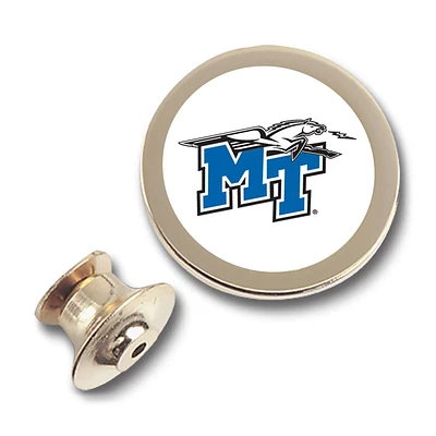 Gold MTSU Blue Raiders Lapel Pin