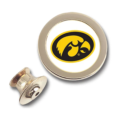 Gold Iowa Hawkeyes Lapel Pin