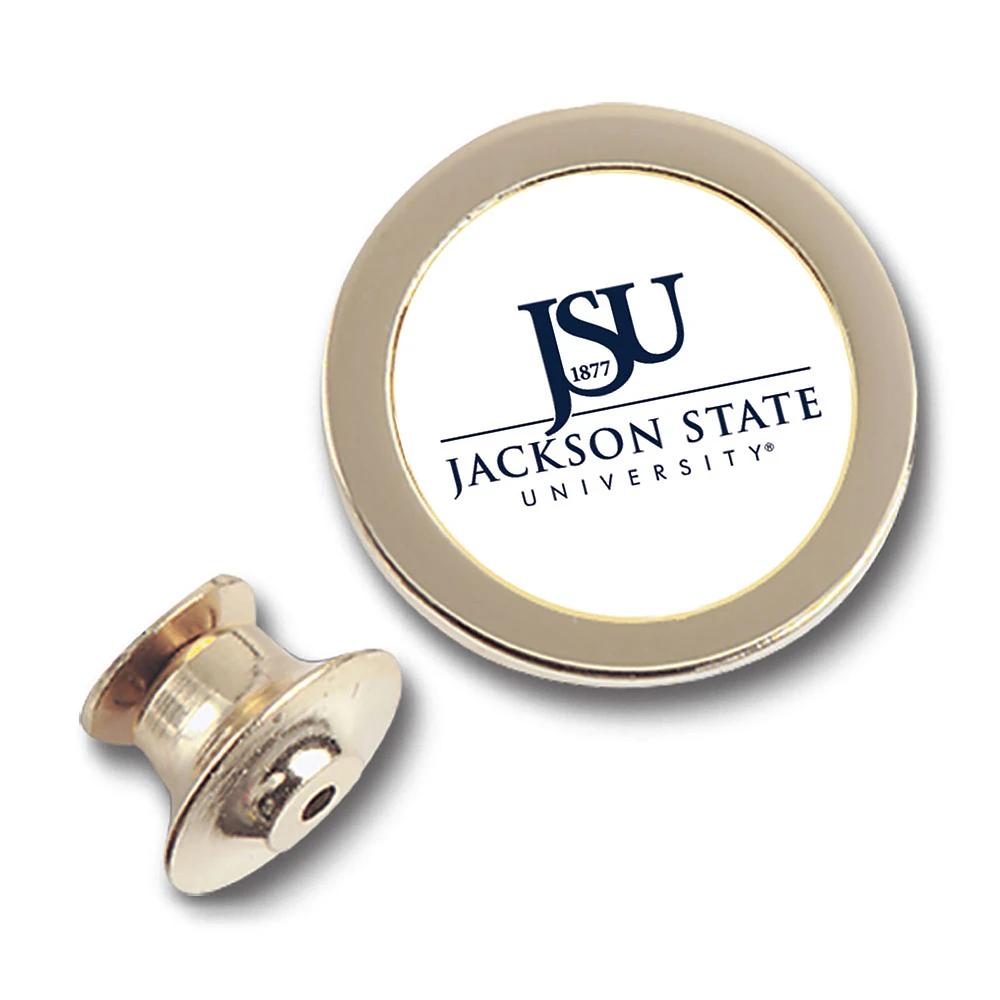 Gold Jackson State Tigers Lapel Pin