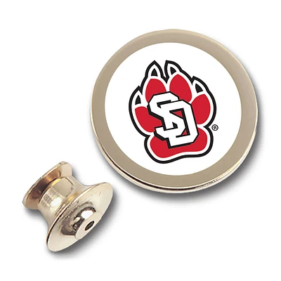 Gold South Dakota Coyotes Lapel Pin