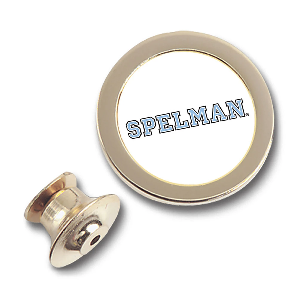 Gold Spelman College Jaguars Lapel Pin