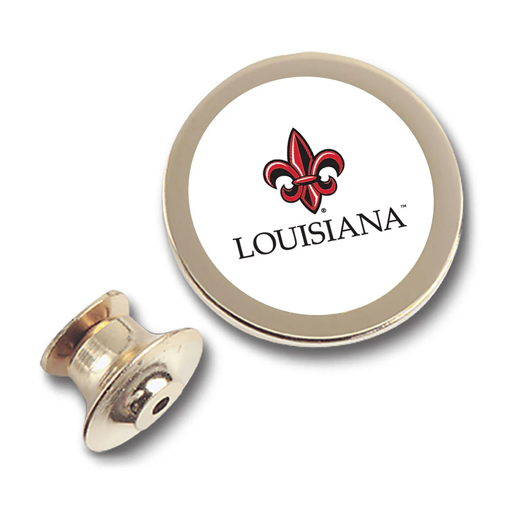 Gold Louisiana Ragin' Cajuns Lapel Pin