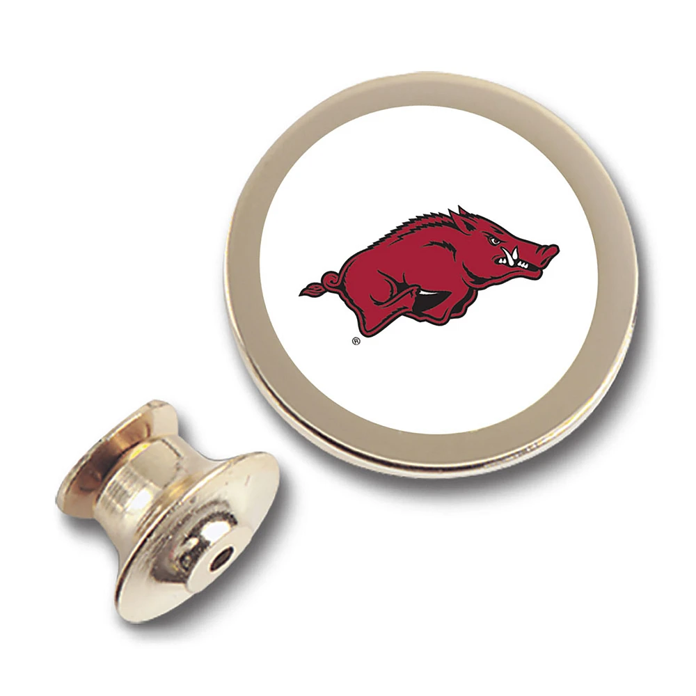 Gold Arkansas Razorbacks Lapel Pin