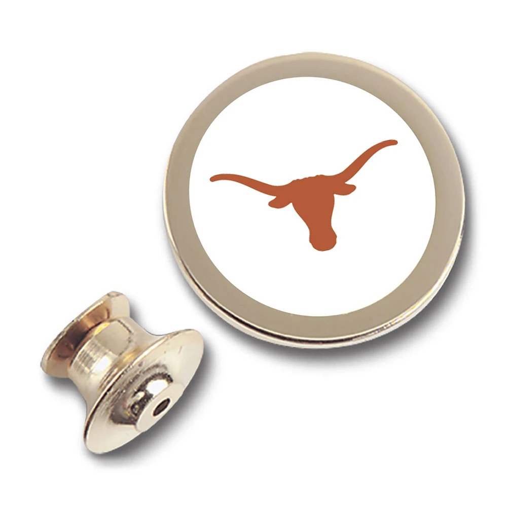 Gold Texas Longhorns Lapel Pin