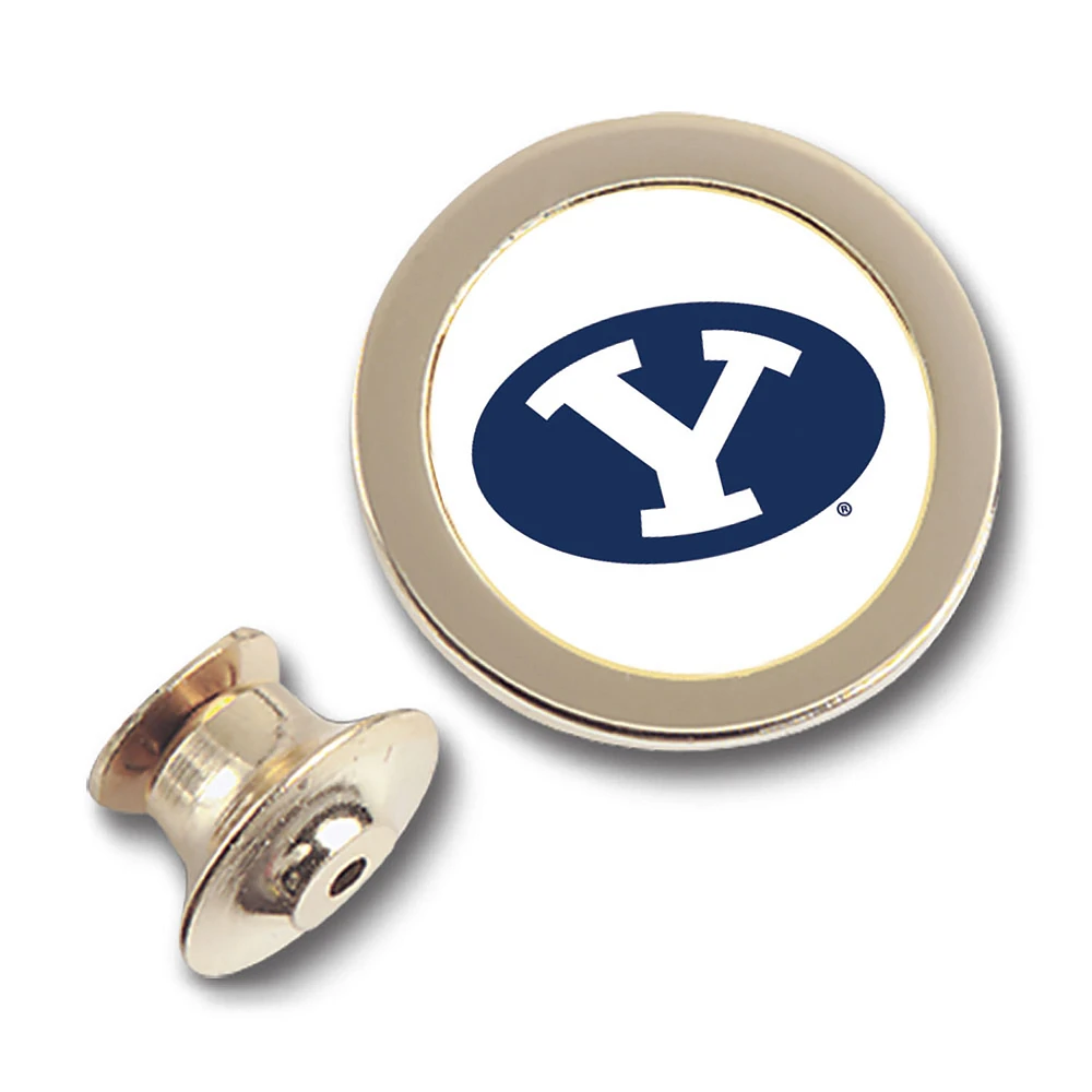Gold BYU Cougars Lapel Pin
