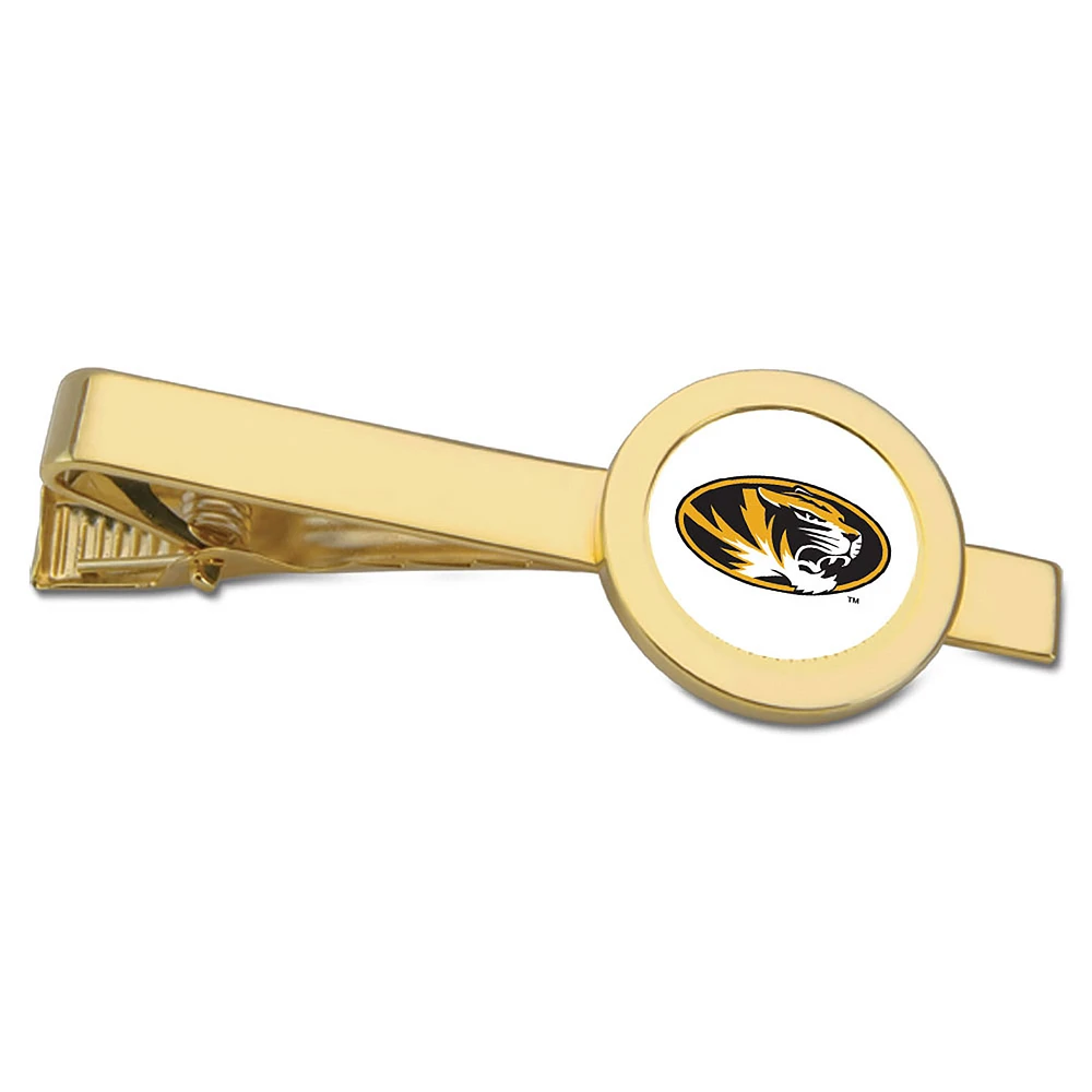 Gold Missouri Tigers Tie Bar