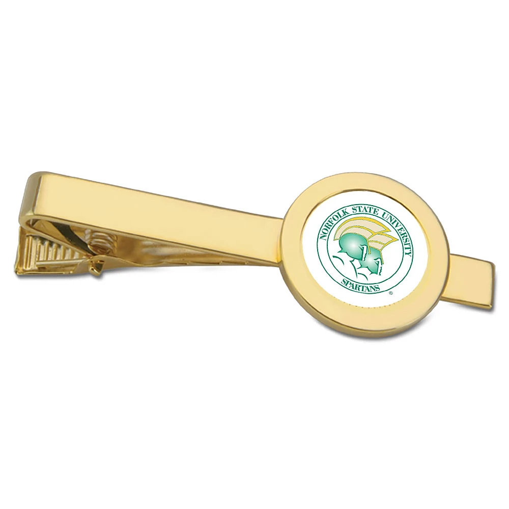 Gold Norfolk State Spartans Tie Bar