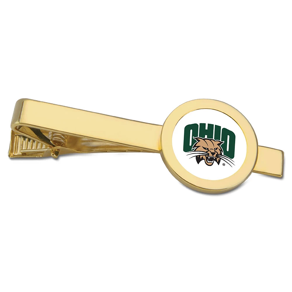 Gold Ohio Bobcats Tie Bar