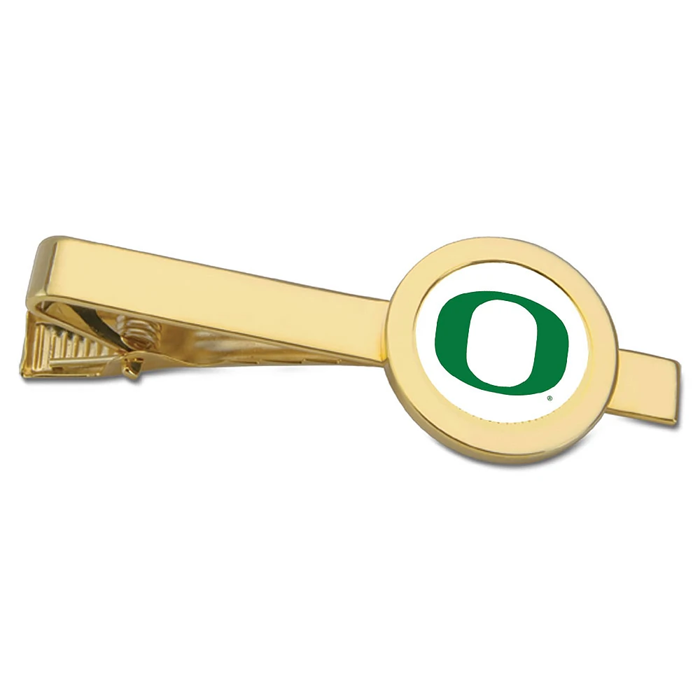 Gold Oregon Ducks Tie Bar
