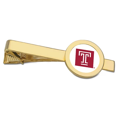 Gold Temple Owls Tie Bar