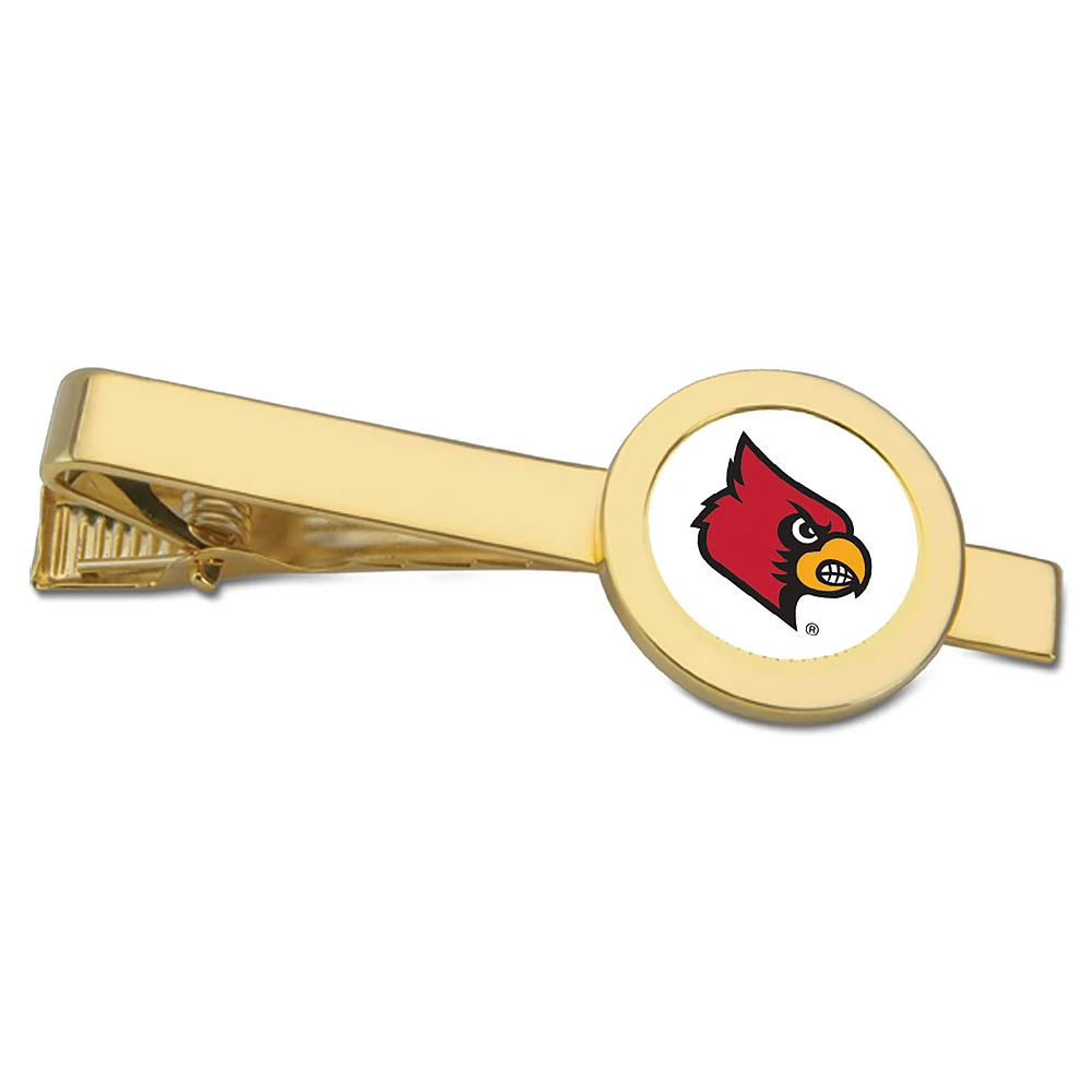 Gold Louisville Cardinals Tie Bar