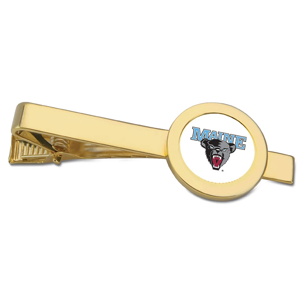 Gold Maine Black Bears Tie Bar