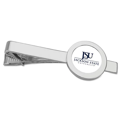Silver Jackson State Tigers Tie Bar