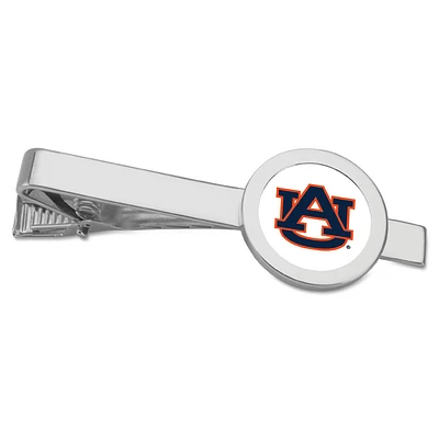 Silver Auburn Tigers Tie Bar