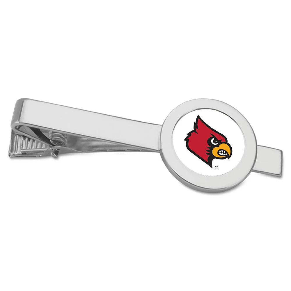 Silver Louisville Cardinals Tie Bar