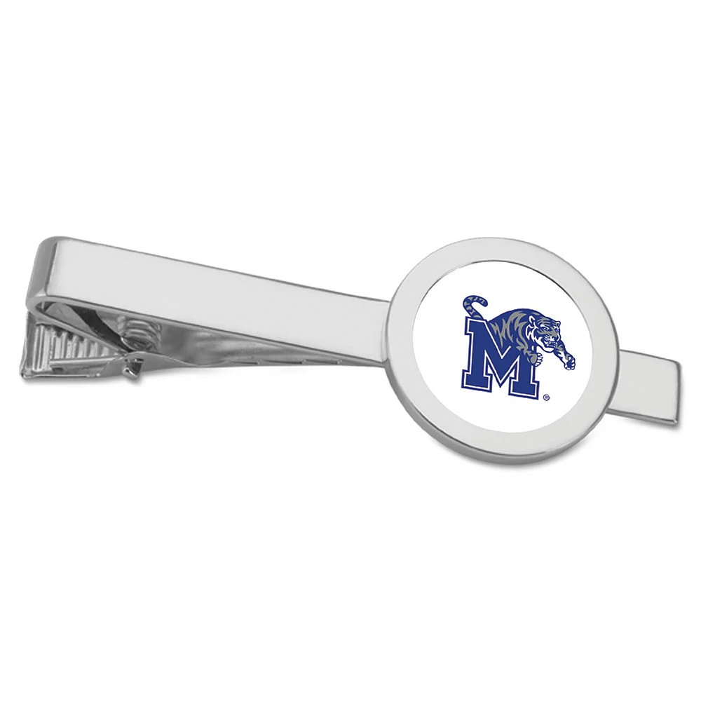 Silver Memphis Tigers Tie Bar