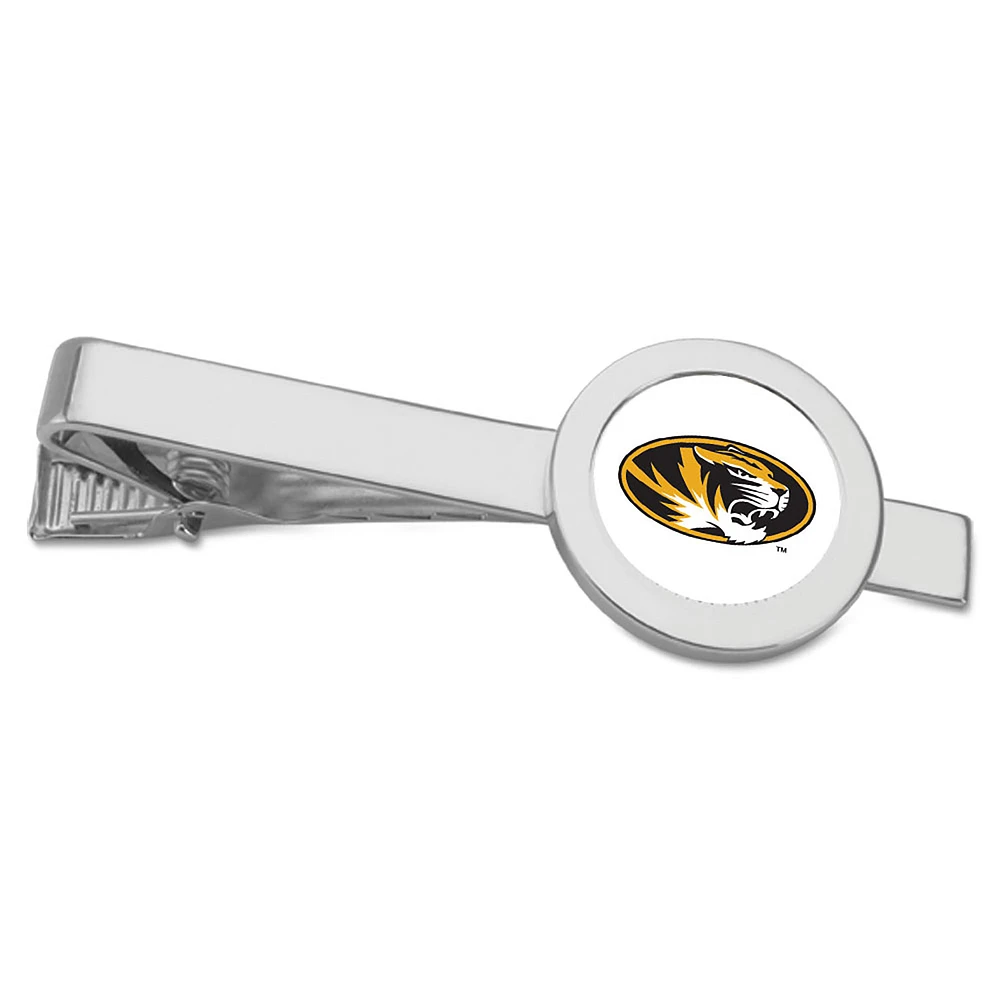 Silver Missouri Tigers Tie Bar