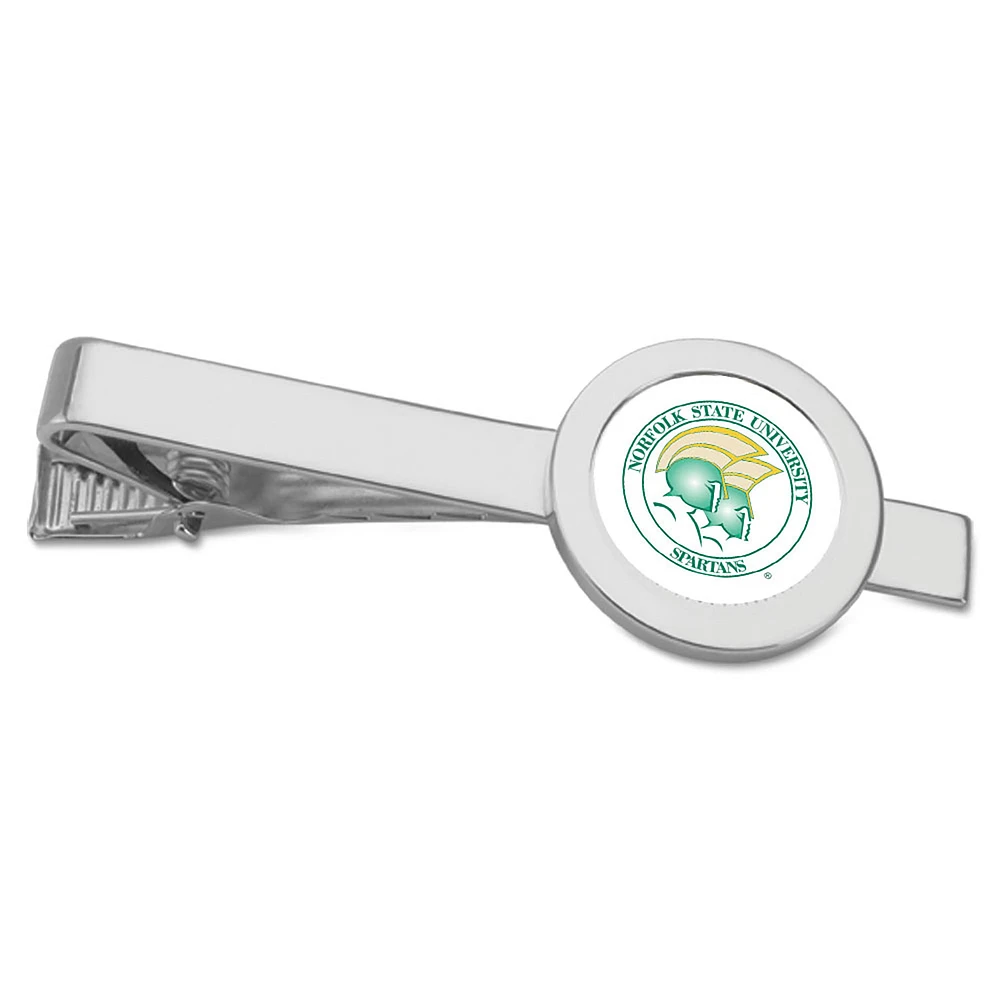 Silver Norfolk State Spartans Tie Bar