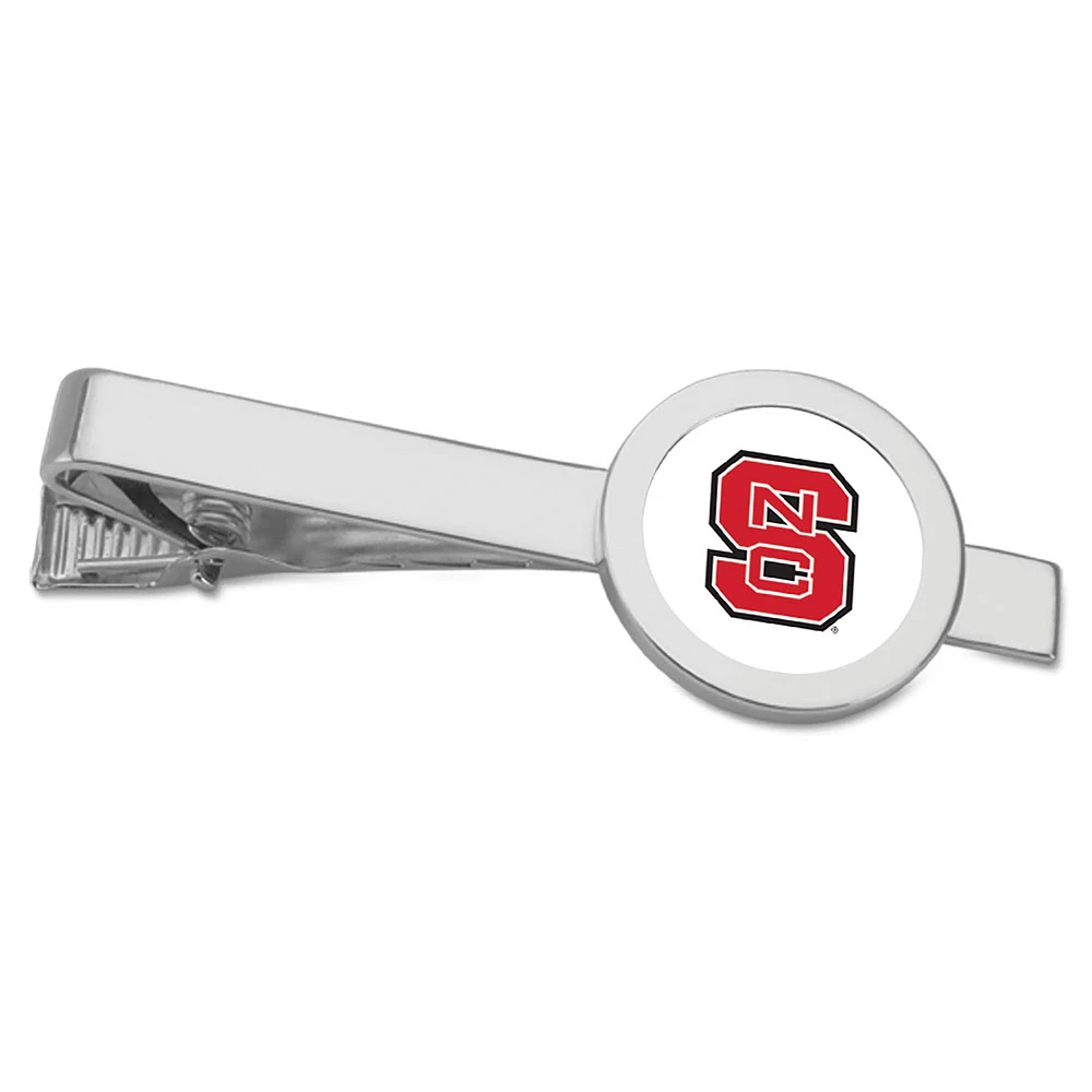 Silver NC State Wolfpack Tie Bar