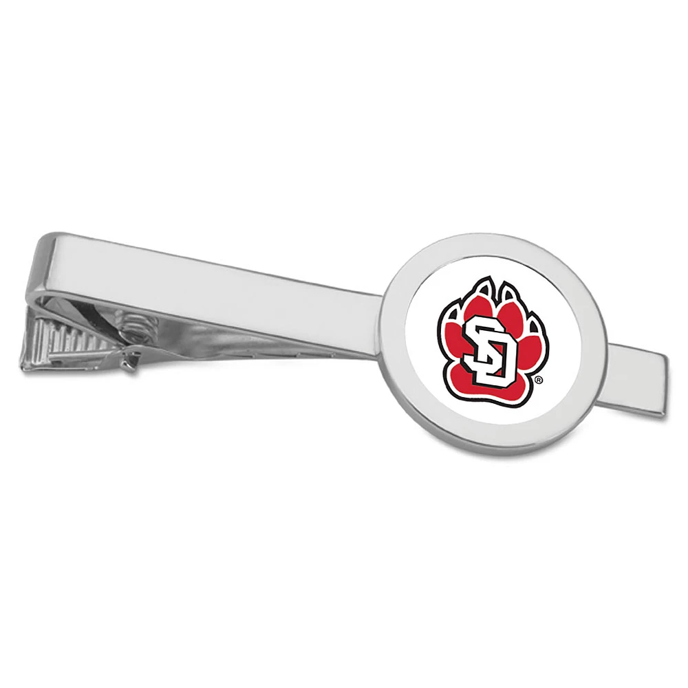 Silver South Dakota Coyotes Tie Bar