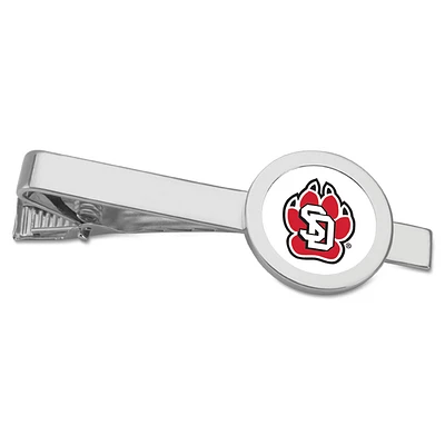 Silver South Dakota Coyotes Tie Bar