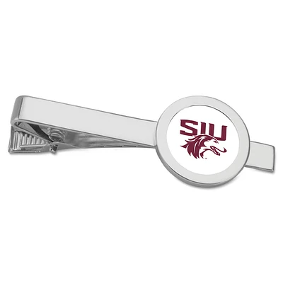 Silver Southern Illinois Salukis Tie Bar