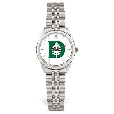 Women's Silver Dartmouth Big Green Rolled Link Watch